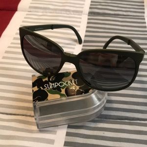 SUNPOCKET A BATHING APE SUN GLASSES